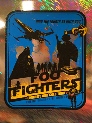 Foo Fighters 050418 Moon Lava Foil